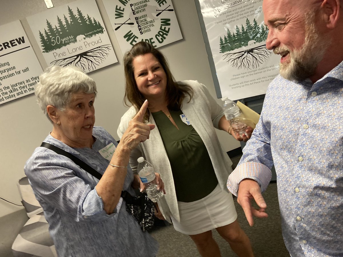 PineLanePLE's tweet photo. Great day at Pine Lane!!!!  So much fun reconnecting with former and current staff and students!!! Laughter and joy filled our halls!!!
#PLECrew https://t.co/OyqtOgpd67