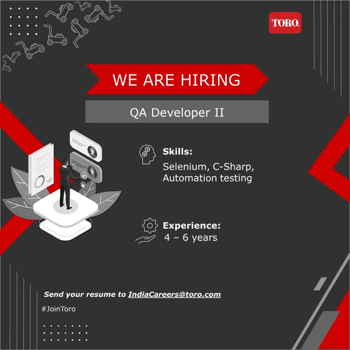 ReferIndia's tweet image. We are hiring #qadeveloper
#ReferIndia #helpinghands #jobs #freshers #job #fresherjobs #hiringalert #hiringnow #jobalert #way2fresher #hir