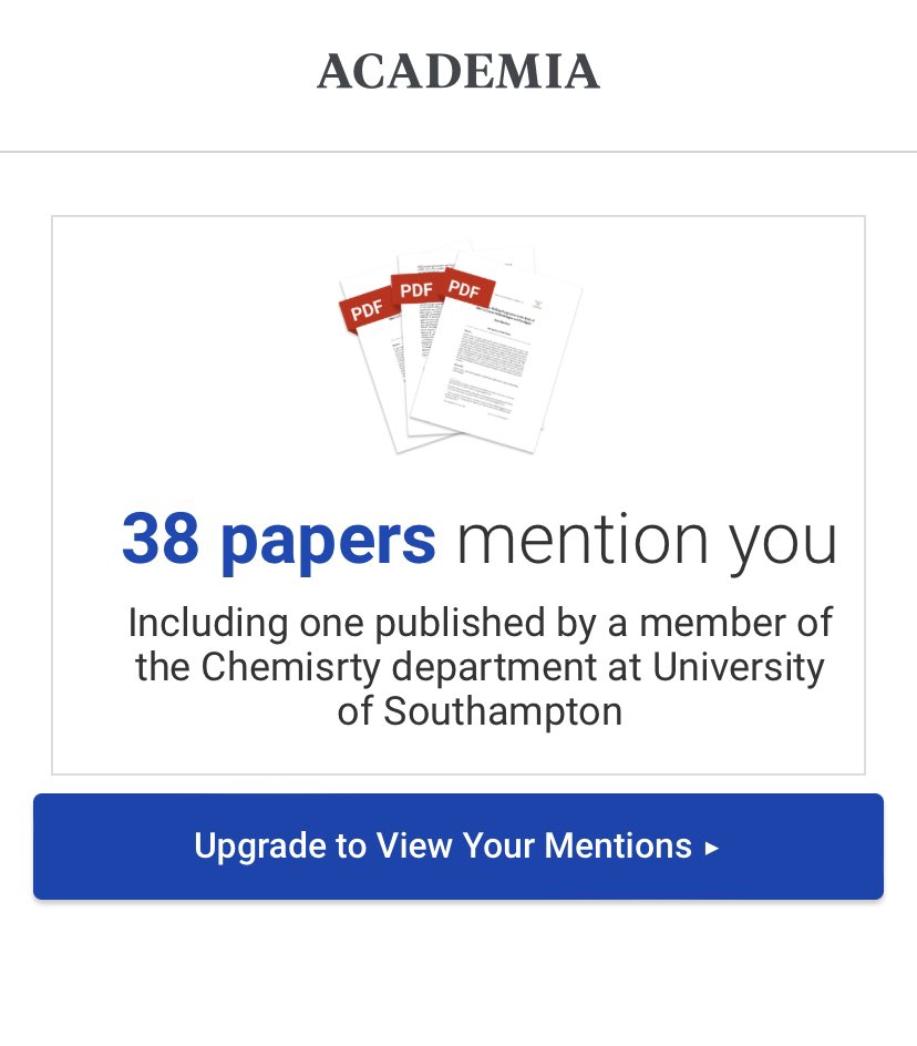 Thrilled my work on early 20th c art song in Chicago is finally getting noticed by the Chemisrty community and will absolutely upgrade right after I send $ to my royal friend in Africa.