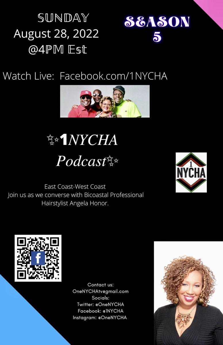 OneNycha's tweet photo. 𝕁𝕆𝕀ℕ us LIVE and 𝕌𝕟𝕔𝕦𝕥 Tommorrow, on Facebook at 4pm EST!

East Coast - West Coast tune in as we interview @AngelaHonorHair 

https://t.co/NeCJikZSB0 https://t.co/tg4CbV1keN