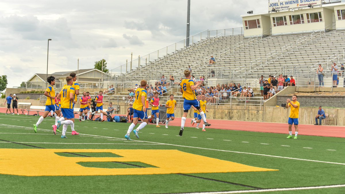 GoTaborBluejays's tweet photo. Men's Soccer: MEN'S SOCCER TAKE THE VICTORY IN SEASON HOME OPENER
 - https://t.co/VelxHcna4g https://t.co/a0lfR0xunN