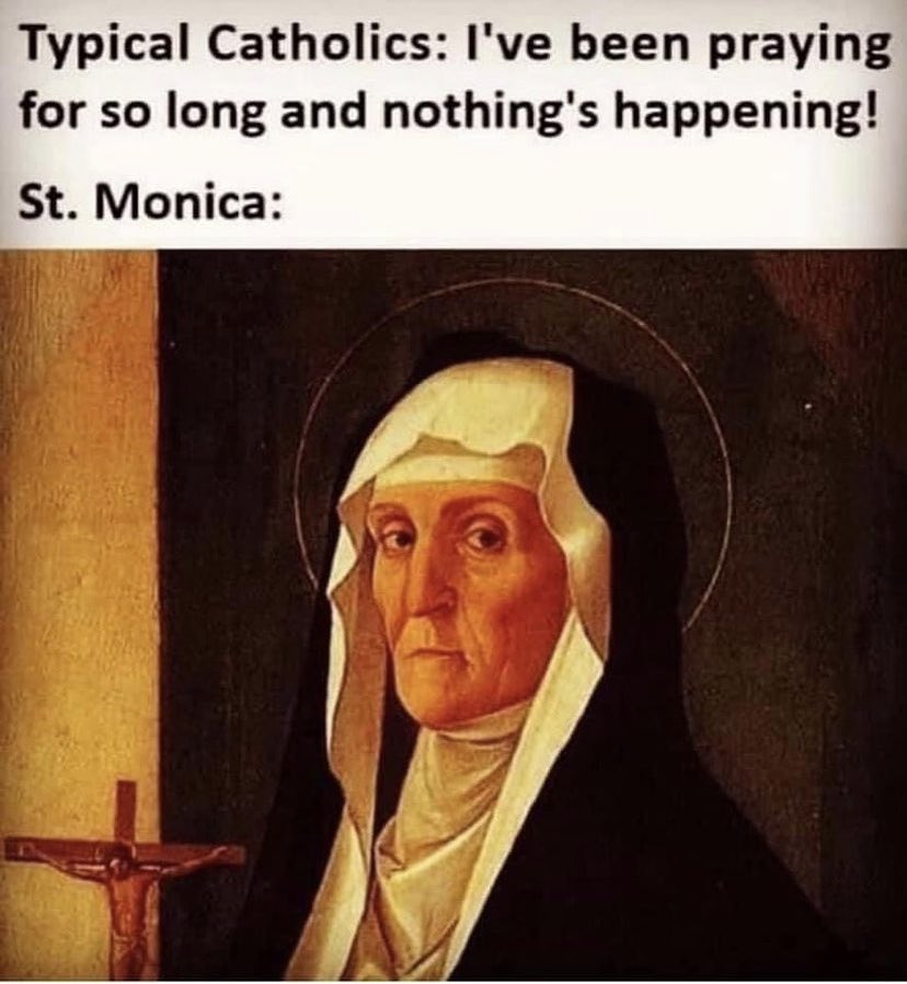 MarieePhilomena's tweet photo. Happy feast day to Saint Monica! https://t.co/RGXdW1o6EO