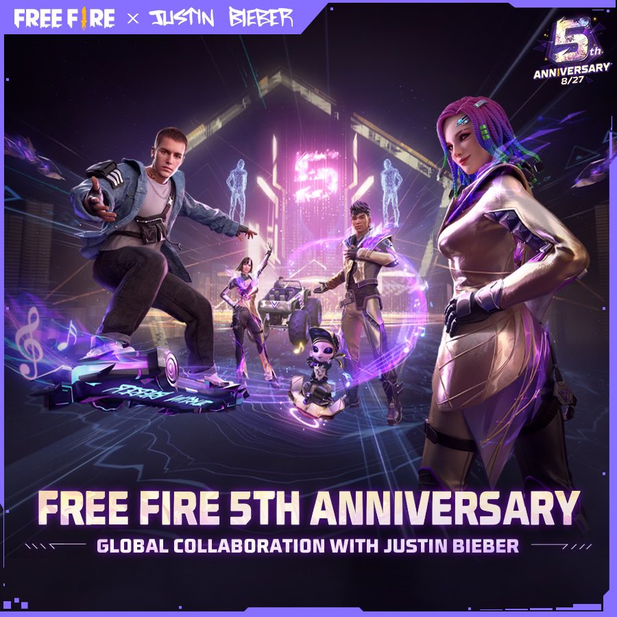 #GarenaFreeFire #FF5thAnniversary #FFxJB 

Congratulations Free Fire for the 5th Anniversary.
Justin Bieber, I'm deeply in love with the song, Beautiful Love. This song went straight to my heart, I really felt it from the depths of my being. I was emotionally moved!!
I ❤️ U JB