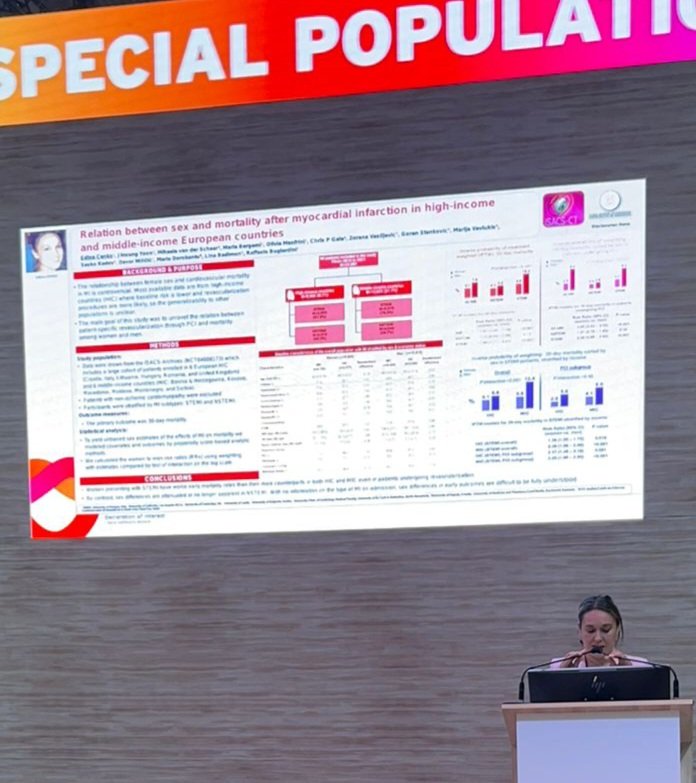 #Women presenting with #STEMI have higher mortality rates in both high & income countries even after PCI  
@RBugiardini @maria_bergami @Cardio_ISACS 
#ESCCongress