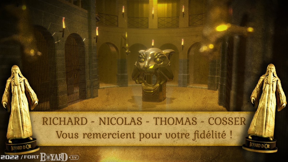 Toute l'équipe du site (Richard, Nicolas, Thomas et Cosser) tient à vous remercier pour vos visites régulières tout au long de l'année sur notre site ! Cette année encore, vous avez été très nombreux à venir sur notre site ! #FortBoyard 
fortboyard.tv/#/news/912-sai…