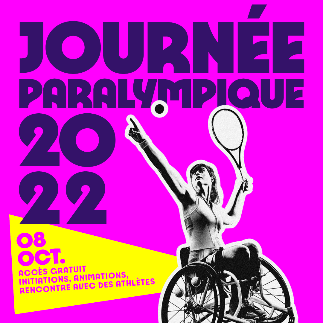Les 1ers Jeux Paralympiques d’été en France, c'est dans 2 ans !
Mais la préparation commence maintenant

Samedi 8 octobre retrouvons-nous à la 1ère Journée Paralympique à Paris !

PARAmour du sport, venez découvrir ces sports et ces athlètes qui vous feront vibrer en 2024 !