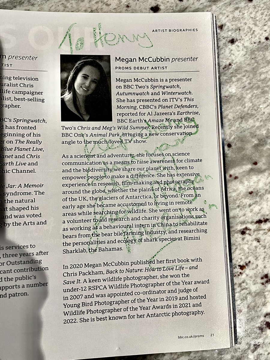 NaturetasticWH's tweet image. Last night was amazing @bbcproms #EarthProm… then this happened!!
Thank you @MeganMcCubbin for coming out to meet me and for your encouragement, it was brilliant to meet you!