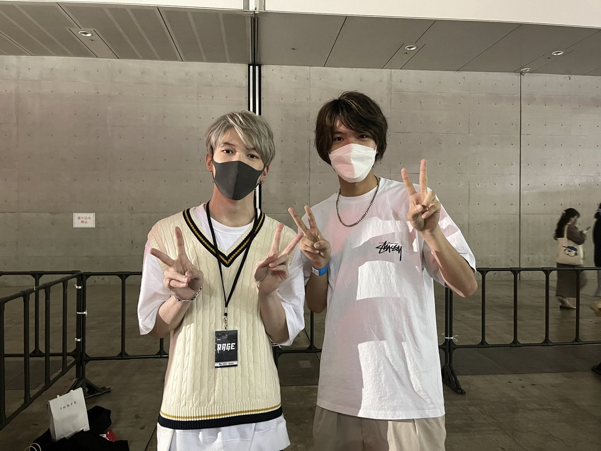 pinkyさんと写真撮った！！ バチイケメンだった！