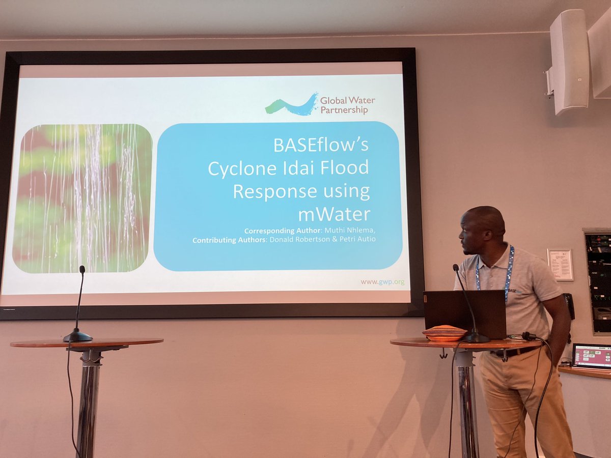 GWPnews's tweet photo. Water and Climate: Act, learn, scale-up | #WWWeek2022
#MINIMAXCompetition winner Muthi Nhlema @BASEflowMW shares their story in improving access to safe water, toilets and good hygiene in climate extremes by using mWater supporting communities to stay healthy. https://t.co/XBTNexMY9e