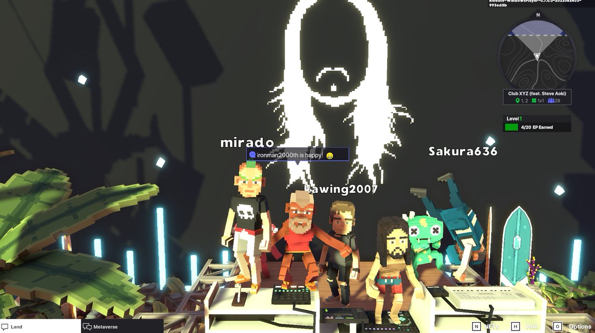 ironman2000th's tweet photo. @TheSandboxGame @steveaoki I just participated in the #SandboxAlphaS3Giveaway for a chance to win 500 SAND! On stage with Steve Aoki, check out my screenshot below!
👇
lesgo! https://t.co/VXF3tA1pVF