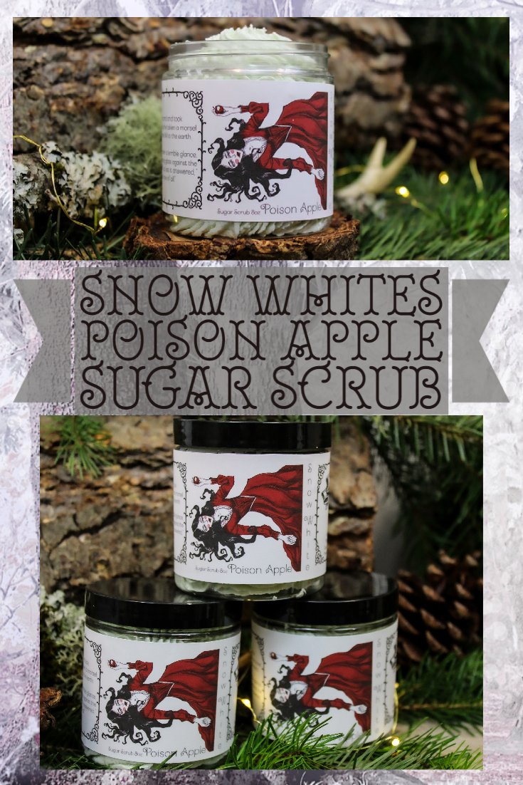 ReginasRitual's tweet photo. Only a few more days left until September! We will be releasing more fairytale character theme products and could not be more excited!

Snow White &amp; her Poison Apple whipped sugar scrub could not be more perfect!

#cottagecore #fairytale #soap #handmade https://t.co/TMXMxDgWEt