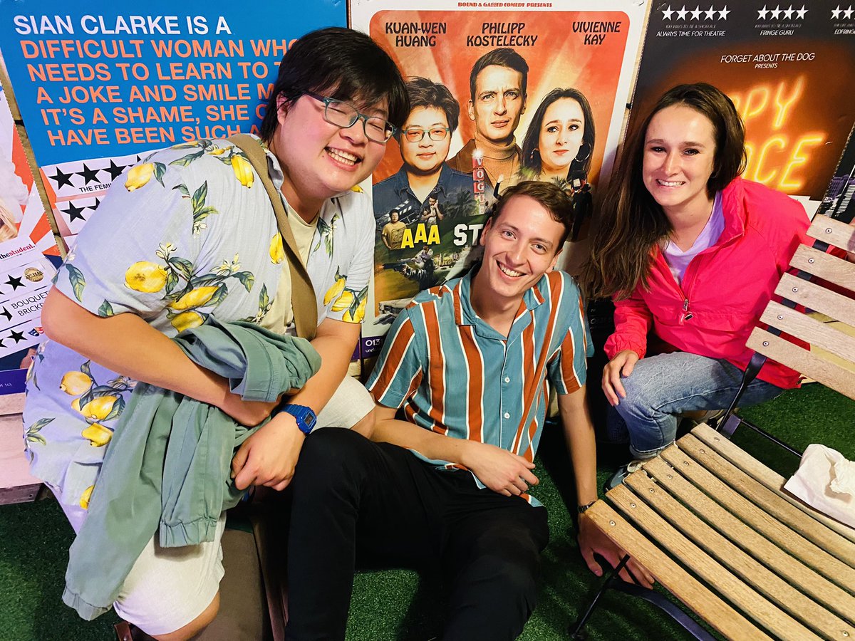 24 down, 1 show to go!!! Will miss our <a href="/FollowTheCow/">Underbelly Edinburgh</a> home after today <a href="/kuanwen_huang/">Kuan-wen Huang</a> <a href="/CheeseCakePCK/">Philipp Kostelecky (@PhilComedy on IG)</a> <a href="/bound_andgagged/">Bound & Gagged Comedy</a>