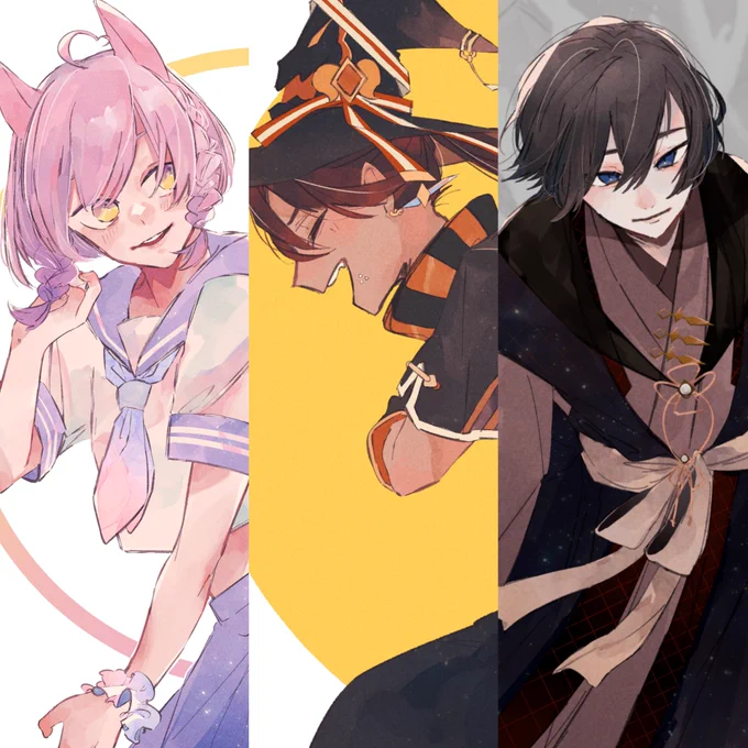 夏お受けした依頼全部描ききりました…!声をかけてくださった皆さんありがとうございます以降は価格を5000円〜に戻して有償依頼承ります。納期長めにとらせていただいていますが是非よろしくお願いいたしますこの夏は本当にありがとうございました! 