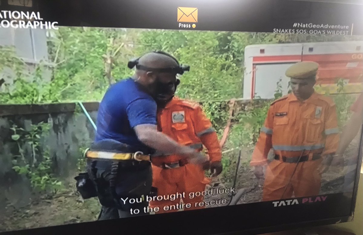 sidkuks's tweet photo. .@GovtofGoa’s well equipped #fireforce features in @NatGeoIndia’s #SnakesSOS:#Goa’s wildest.
It is @BJP4Goa @goacm @DrPramodPSawant’s vision to modernise all our forces to provide best service to Goans!
@BJP4India @CTRavi_BJP @ShetSadanand @NSawaikar @DamuNaik @RKamatOfficial https://t.co/3v8rTjkVGT
