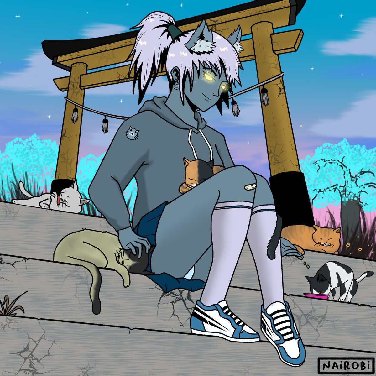 Nairobi00000's tweet photo. "Felinophile" 🐈
Listed in foundation for 0.08 $ETH
@AzukiOfficial #4269 derivative
RT's & ❤️ are appreciated.
🔗https://t.co/YMaFwmXOE3
#nftart #FND #azukiart #ChipAzuki #ETH https://t.co/Jrmqn6nOIh