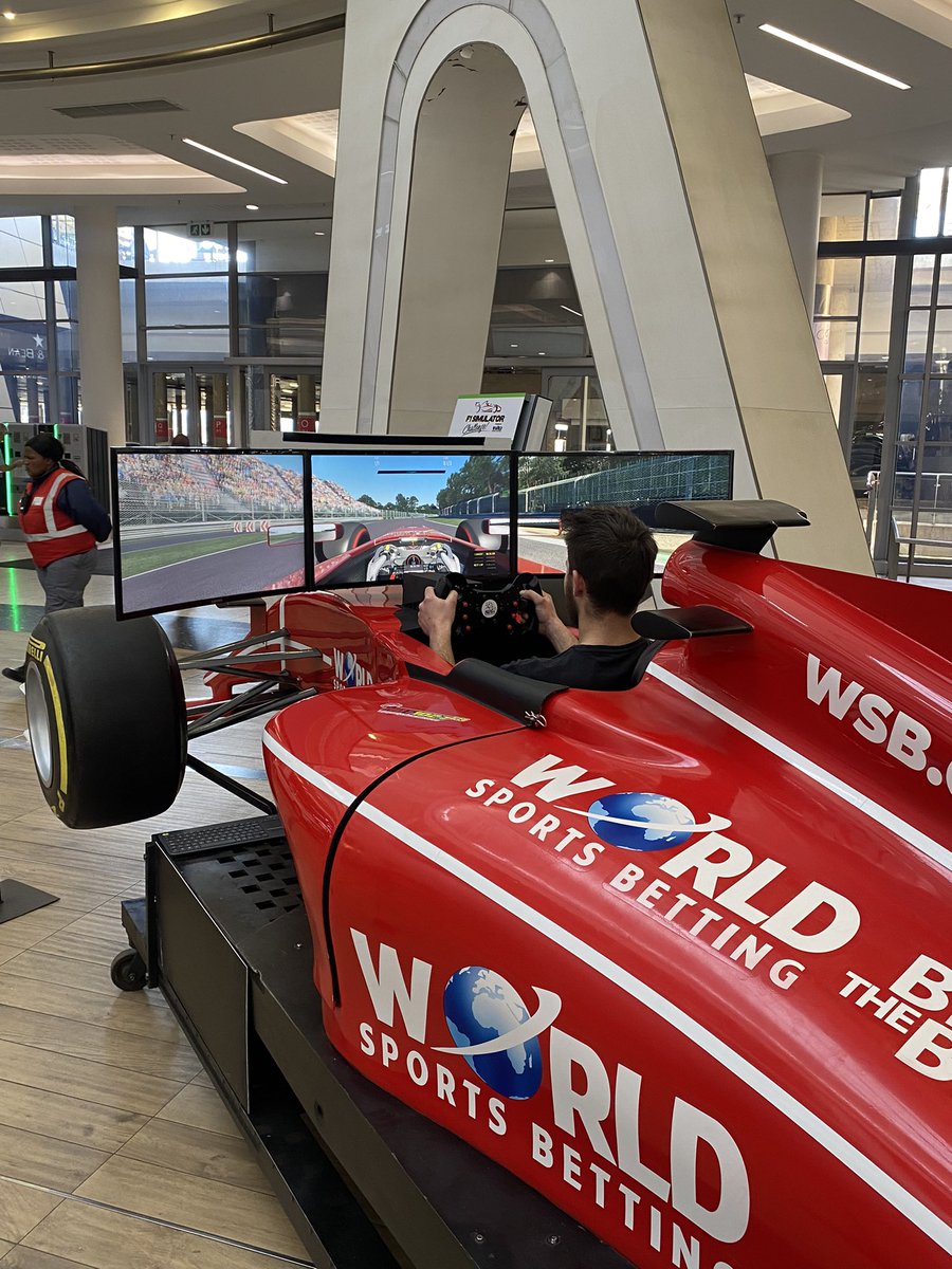 mallofthesouth's tweet photo. 🏎🏆 Get. Ready. To. Race 🏆🏎

The #F1SimulatorChallenge is powered by @WorldSportsBet 

#mallofthesouth #pureshoppingpleasure #F1simulatorchallenge #simracing #WIN #worldofbets #BetWSB #WorldSportsBetting #RocknCricket #masterdrivesa #relativMedia https://t.co/7L6bReJJdd