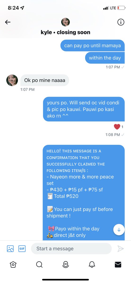 satangcarts's tweet photo. exposing @.sparksforsajimo 
joy miner &amp; irresponsible seller ! hindi marunong mag update ++ matagal bago mag ship 

-nagsend pa akong condi, hindi na nag reply 🥹 https://t.co/G0mOCSDE0v