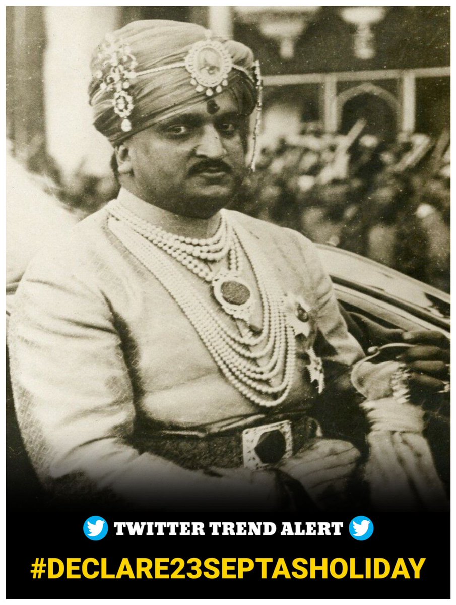 JamwalBadal's tweet photo. We demand state holiday of the birth anniversary of H H Maharaja Hari Singh ji.
The only Maharaja who rasied Indian voice in London conference, successfully saved JK from tribal invasion and called synonym of Justice. 
#declare23septasholiday 
@DograTurbanXprt 
@BhauYogeshwar https://t.co/QP6T7ZRqyd