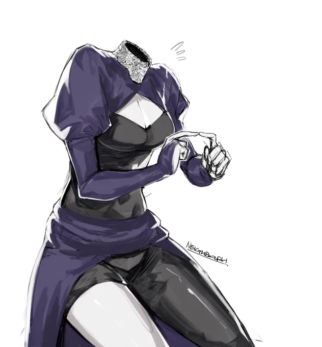Faceless characters I made 