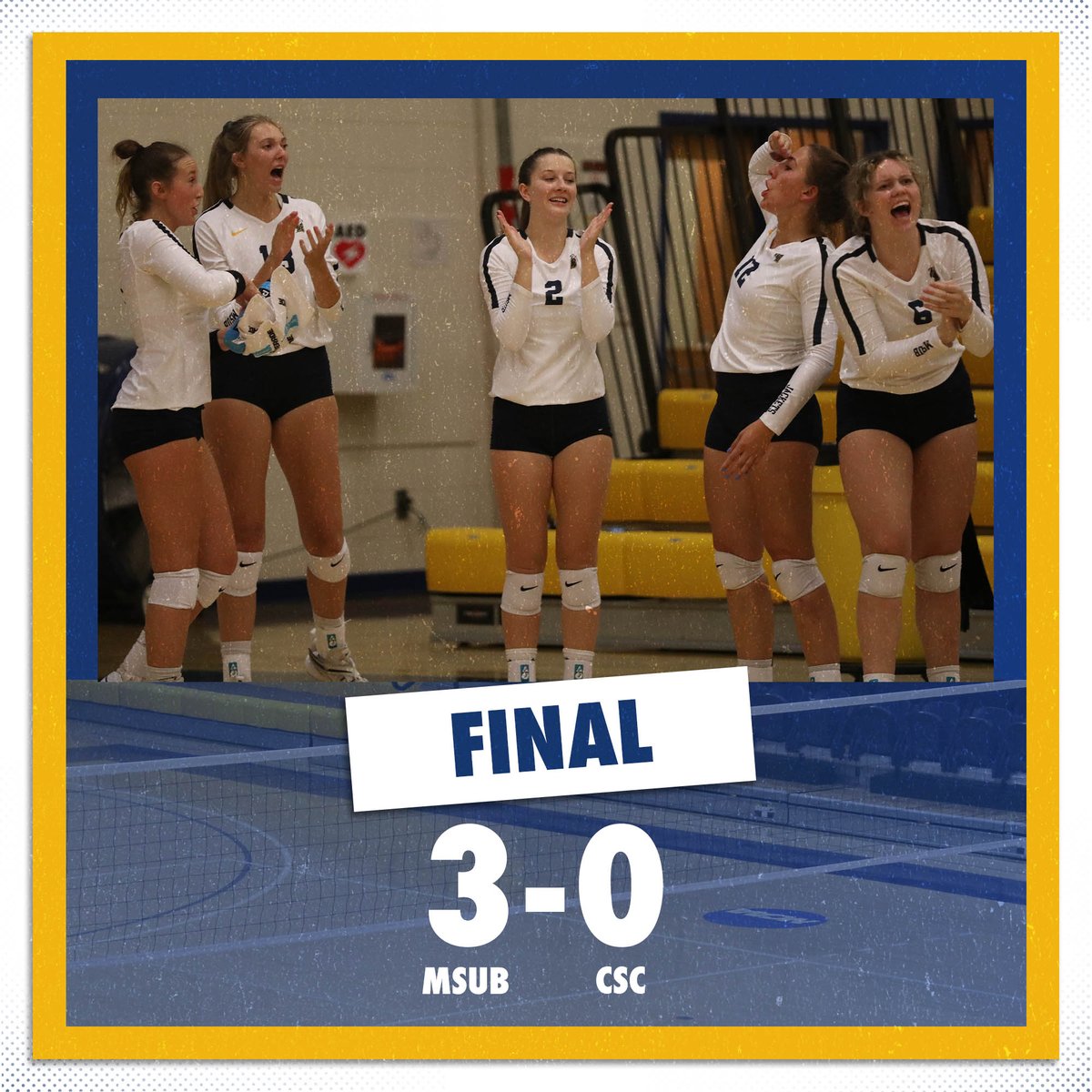MSUBVB's tweet photo. RECAP | #MSUBVB stayed perfect on the season with a pair of 3-set wins on Saturday to close out the Yellowjacket Invitational!
#GNACVB
https://t.co/NRdcoIpNaP https://t.co/DhNARV93te