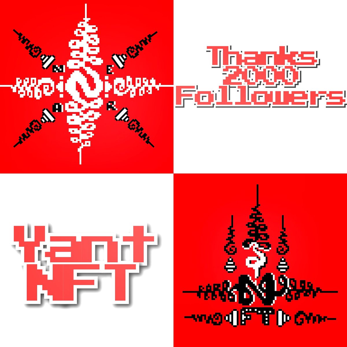 Yant NFT special thanks for 2000 followers on twitter.!!!🔥🔥
💀ปุกาศ!!! Yant NFT มีYant สวยๆมาแจกฟรีจ้า ขอบคุณสำหรับการติดตาม บนทวิสเตอร์ เป็นยันต์Nearพื้นแดง 2 แบบ pixelArt เหมือนเดิม จำนวนจำกัดแค่ แบบละ18 ใบเท่านั้น @ParasHQ
<a href="/NearNft/">NEAR NFT News Club (20K)</a> #NFTs
🔰Yant NFT 🔰
paras.id/publication/ya…