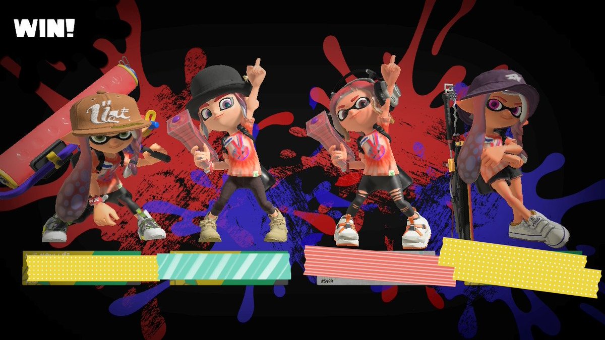 fujiringo8's tweet photo. スプラ3前夜祭たのしんでますか？
#スプラトゥーン3前夜祭 
#チョキ https://t.co/lRKATEcsPk