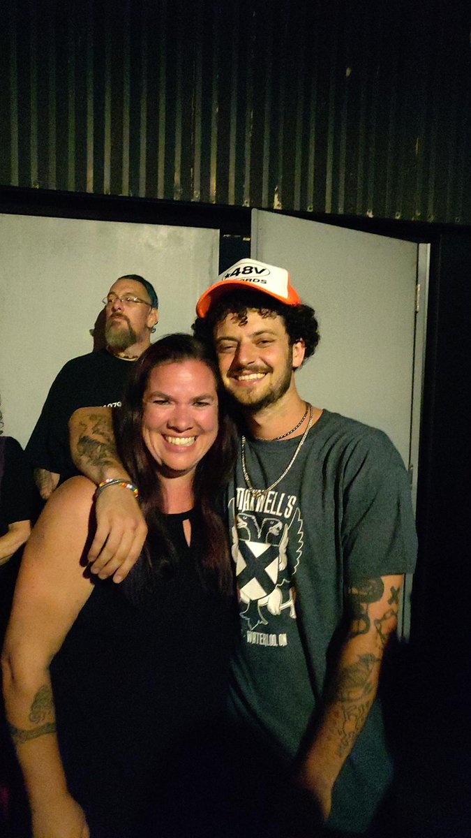 a13richards's tweet photo. @grandson Jordan you rocked soooo hard tonight in Waterloo!  So awesome!  Been waiting so long to hug you! https://t.co/JXE5hKHPrF