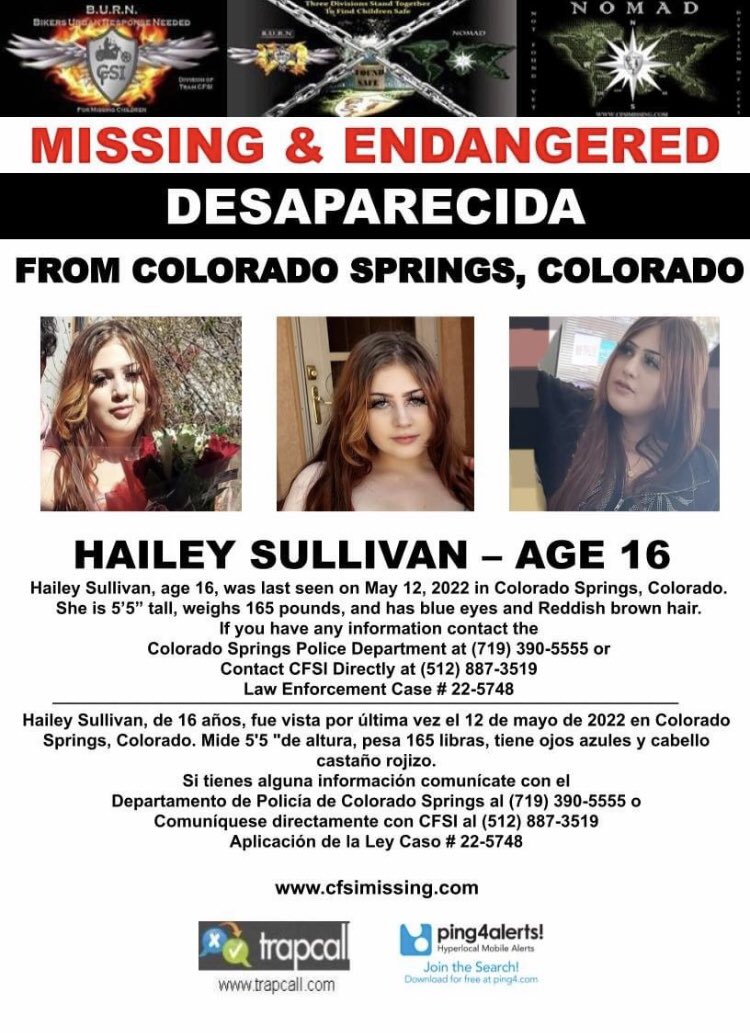 🛑MISSING🛑 HAILEY SULLIVAN Age: 16 LAST SEEN MAY 12, 2022 COLORADO SPRINGS, COLORADO #mmiw #mmiwusa #mmiwg #missingindigenouschildren #findourmissingpoc #findourgirls #colorado #mmiwcolorado #missingincolorado #missingperson #NativeTwitter