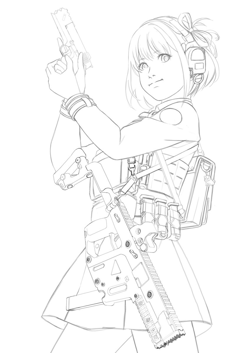 leos_ng's tweet photo. #リコリス・リコイル   #リコリスリコイル 
#LycorisRecoil 

Tactical Chisato Sketch

Made a little edits to the sketch before continuing to Takina. Oh man the latest episode :( 

Hopes everything end well and we get a second season https://t.co/931FMatTrj