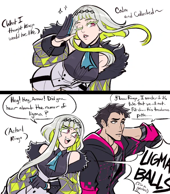 Silly super computer Ringo #SoulHackers2 