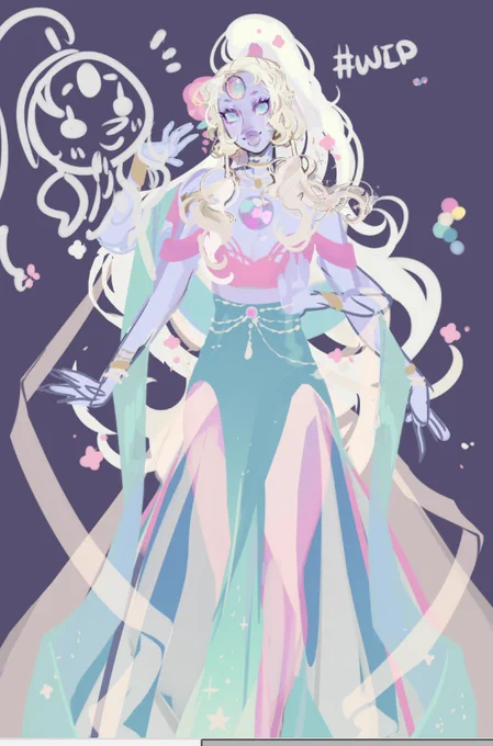 OK YESSS its coming together >:-)#wip #opal 