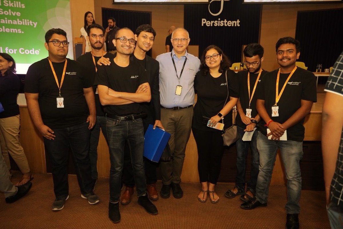 soumitralimaye's tweet photo. Thank you @Persistentsys for your support over the years on the #callforcode journey! An honor listening to @anandesh explaining his vision, @saafwater and eminent speakers 
Let’s all answer the call, together! 
https://t.co/t2SUNcKdMi 

#IBM #sustainabilty #techforgood https://t.co/ZhgQfUaLbN