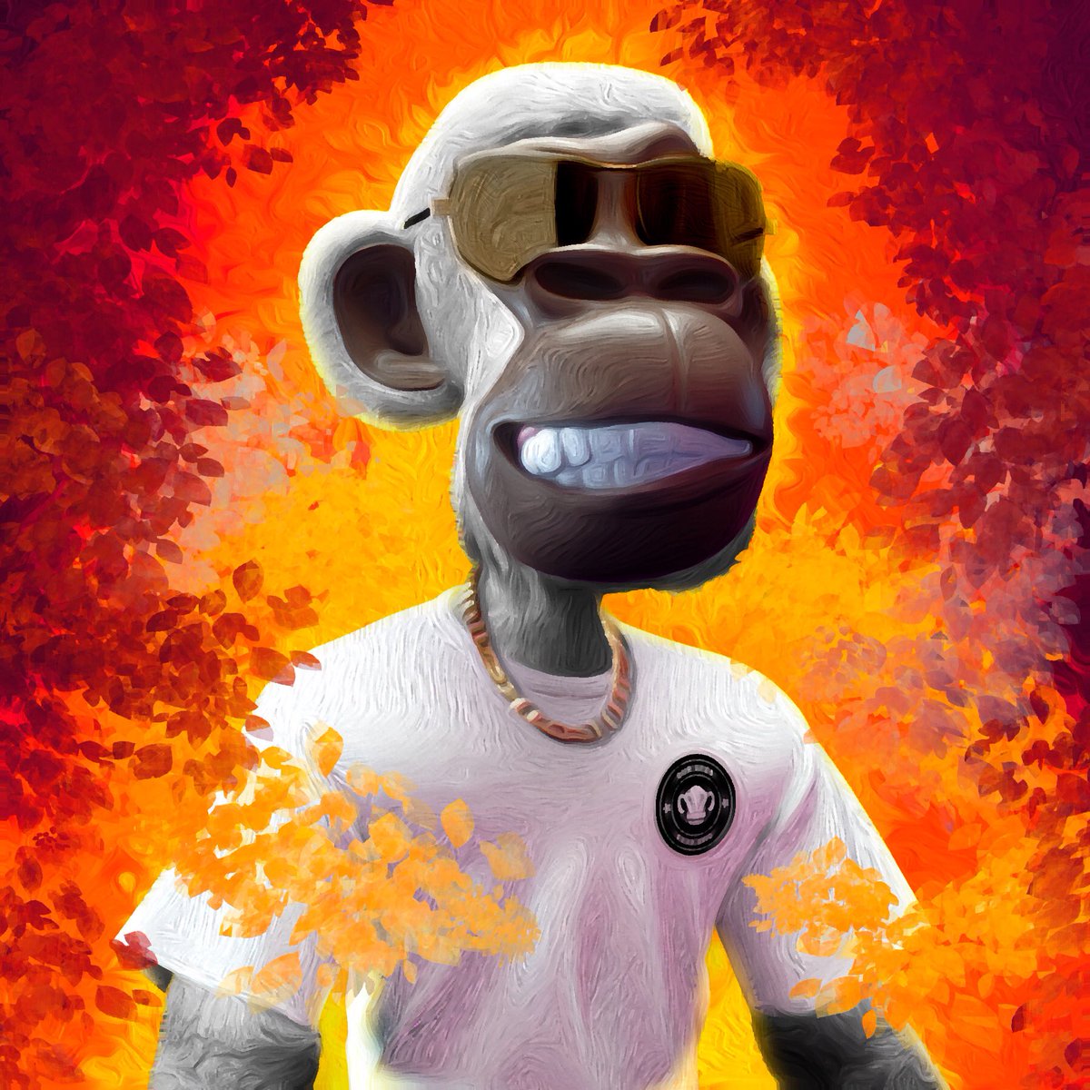 Ferrigart's tweet image. We are on fire 🔥🔥in the #meta jungle🔥 #art #Ourapes #nft #nftart #ape #PolygonNFT #MATIC @opensea #artist #crypto #Metaverse #