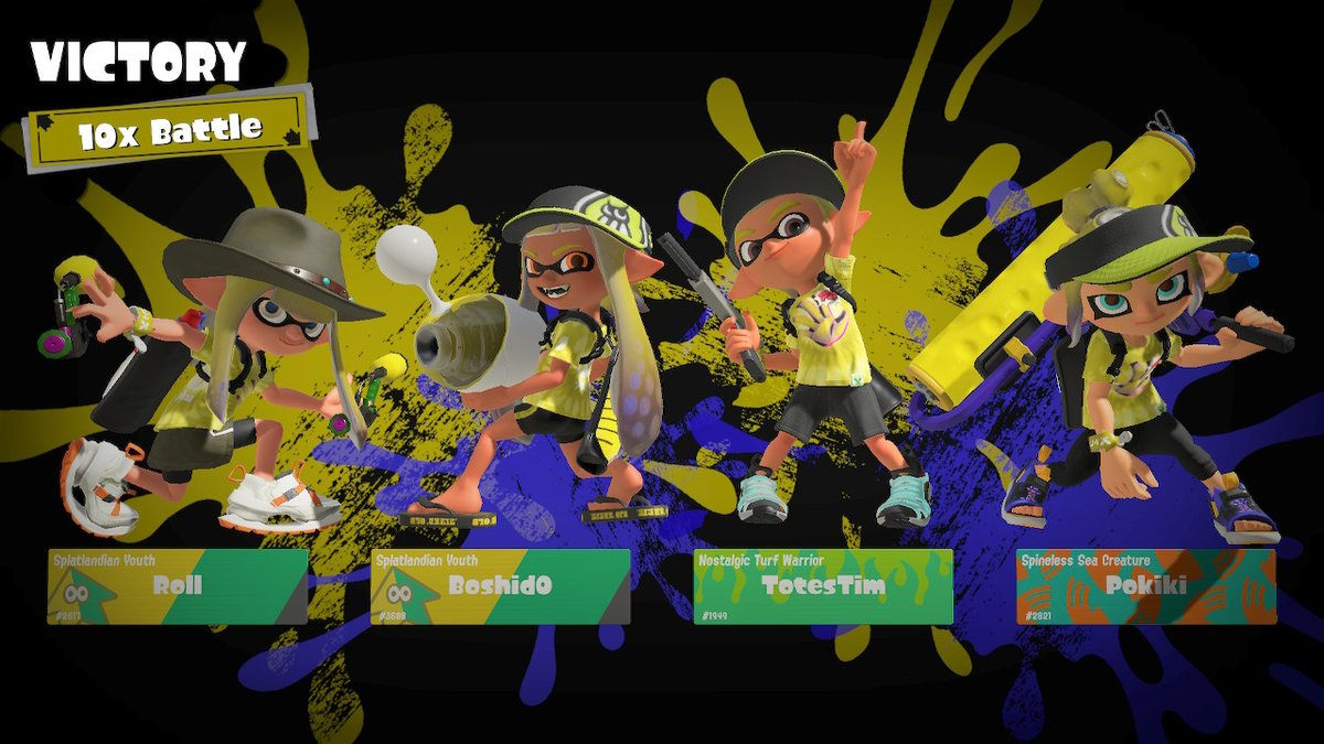 Krookodile's tweet image. The squad. #Splatoon3 #Splatfest #NintendoSwitch