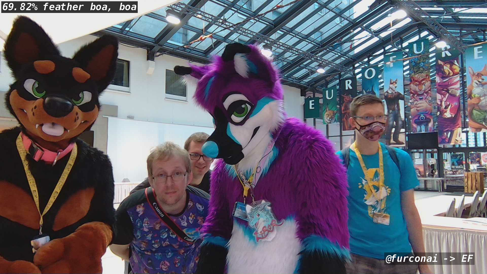 Fur Con AI EF on Twitter "I'm a feather boa, boa, Come check out what you are at EF furconai