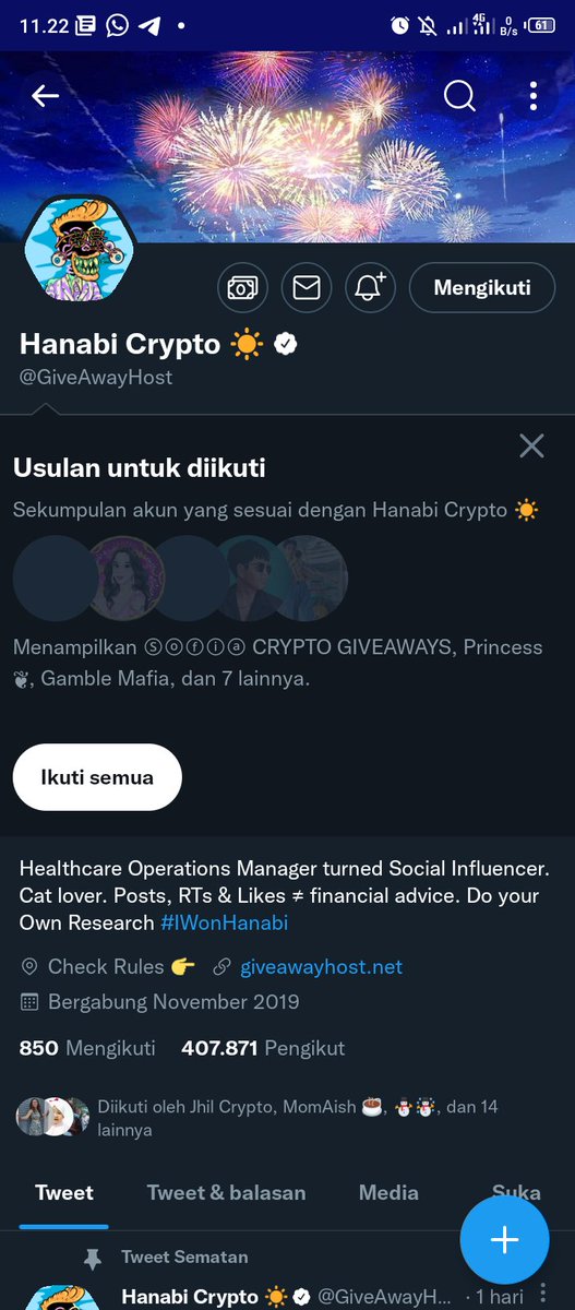 allebcci's tweet photo. @missufe @aleanona @crypto_jhil @brunettelola @GiveAwayHost Done, bismillah wish me luck!! https://t.co/077j18Gklv