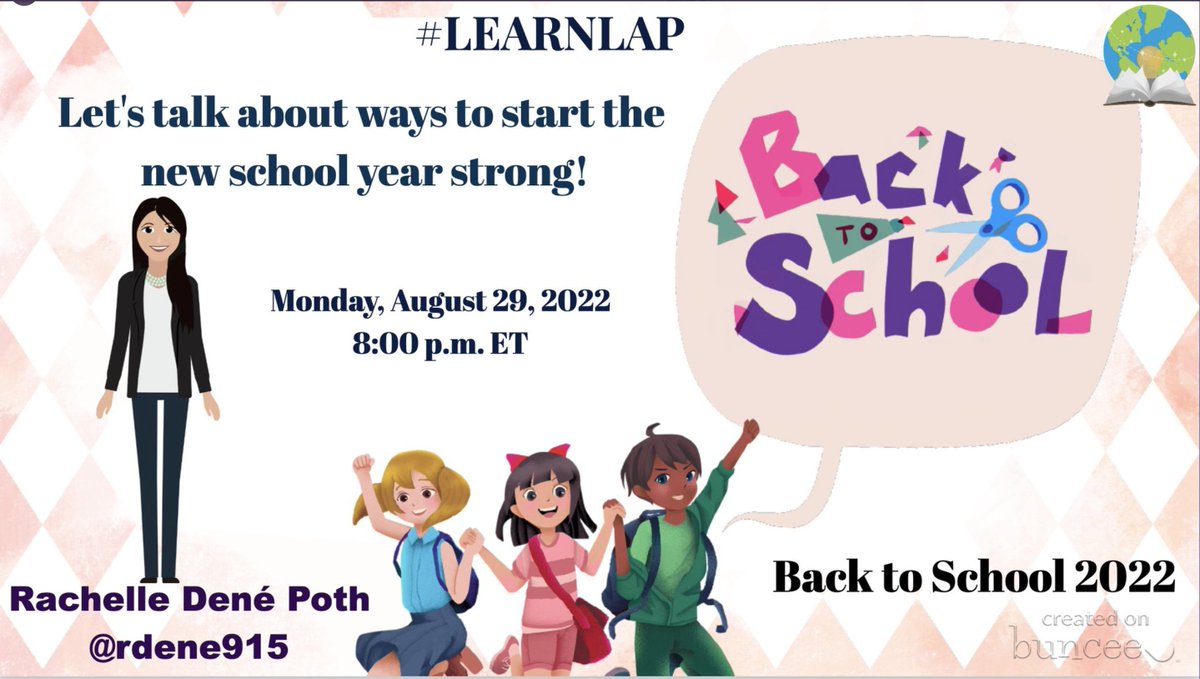 Please join @Rdene915 MONDAY at 7pm Central for #LearnLAP!

#gclchat #isnchat #mnlead #nbtchat #titletalk #wischat #urbnedchat #aussieed #edumatch #nhed #TOKchat #Read4Fun #nctlchat #podcastPD #aplitchat #blogchat #ccsschat #hsADchat #hsgovchat #iaedchat #mnmasa #oklaed #probchat