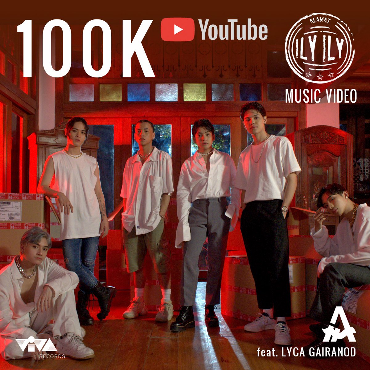 Official_ALAMAT's tweet photo. Magiliw na linggo! #Alamat and Lyca Gairanod's ILY ILY official music video has reached 100,000 views on YouTube! Maraming salamat po. Watch and share it 🔗 https://t.co/W33nKwVSUE #AlamatILYILY https://t.co/v8TsPaNHrJ