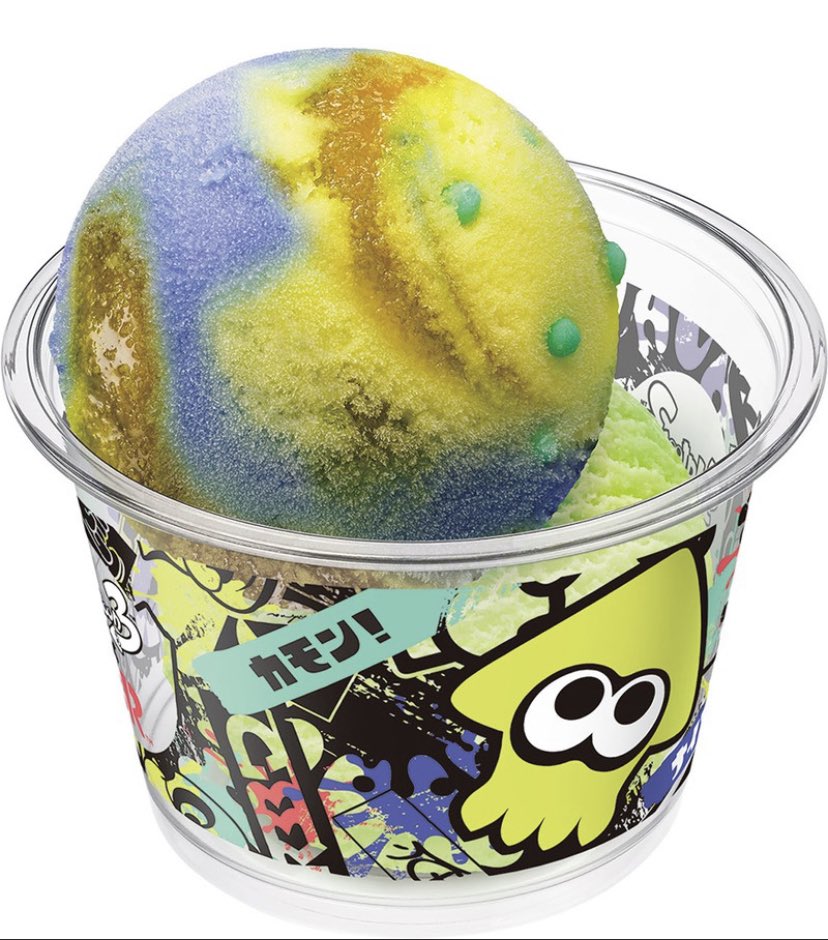 agent3kitty's tweet photo. Splatoon 3 x Baskin Robins collaboration 🦑🍨 #Splatoon3 #splatfest https://t.co/vDUAwMxLz9