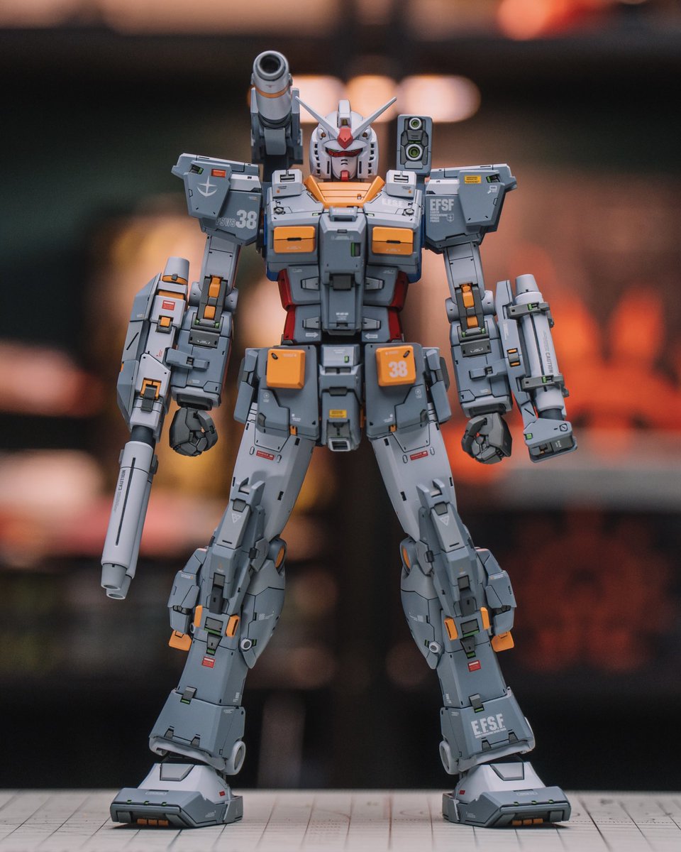 EA_Gunpla's tweet photo. Lemon Studio GK 1/100 RX-78 Full Armour completed! #gundam #gunpla https://t.co/X52J1cNdpY