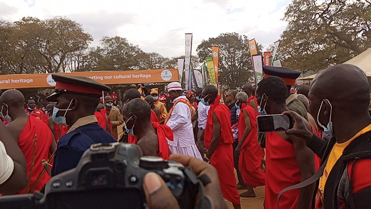 ZambiaRedCross's tweet photo. Zambia Red Cross Society takes part in the the celebration of Kulamba Traditional ceremony under a theme," Let's send our children Boys and Girls to school https://t.co/0qufiKz9sW