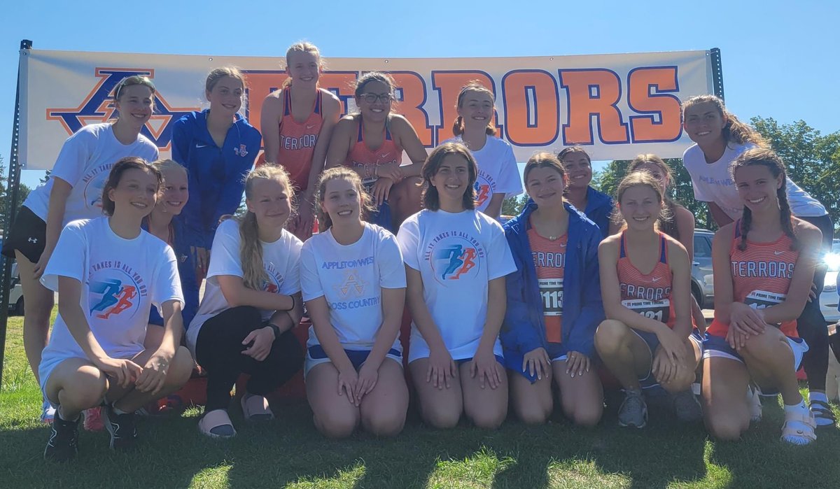 AWTerrorBackers's tweet photo. Congratulations to the Girls and Boys Cross Country teams for their strong day at the Appleton West Terror Invite! 

The Girls team placed 5th overall — and each team had a runner finish in the Top 10! 

#WeAreWest https://t.co/2hEiJW714J