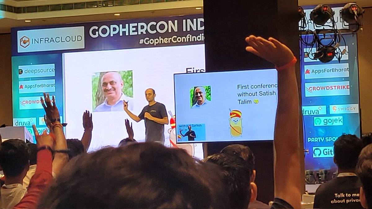 PrasadG193's tweet photo. First @GopherConIndia without @IndianGuru 😓.
Thank you for everything 

#GopherConIndia #GCI22 https://t.co/7fWIjued5a