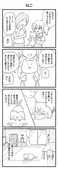 ねこの4コマができましたニャーン‼︎

#4コマ漫画 #ねこ #人生 
