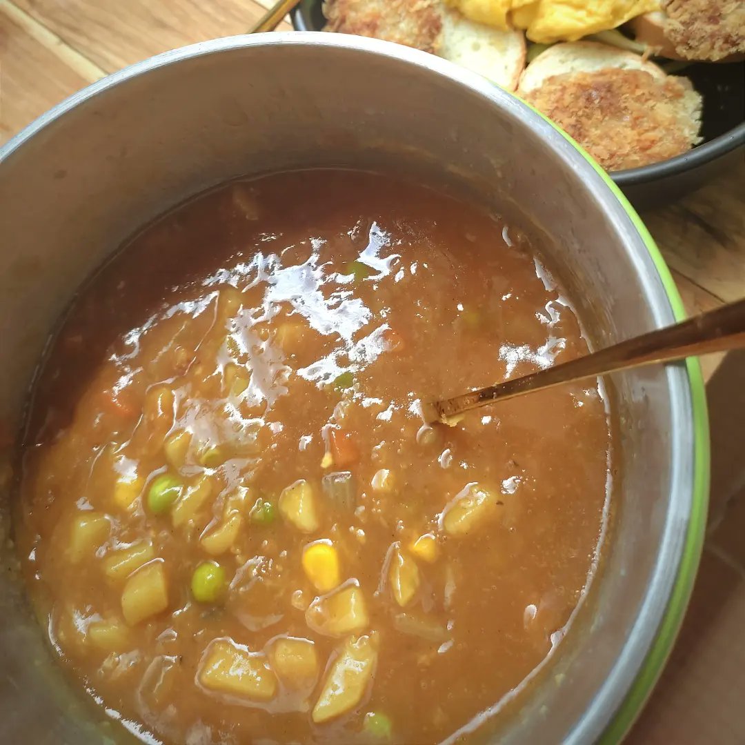 Tonkatsu japanese curry by me. 🥰 #foodphotography #Cooking #asianfoods #japanesefoods