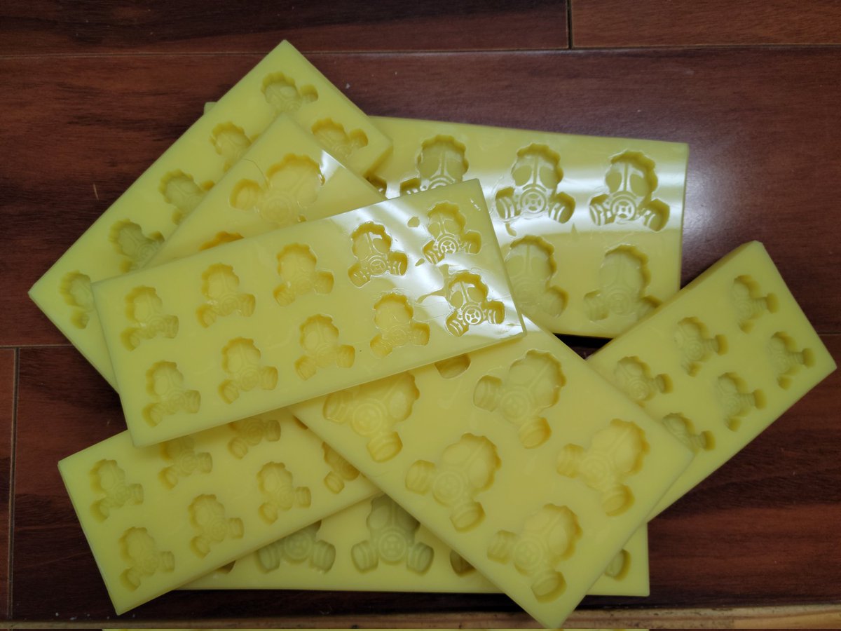 I'm super excited! Check out the sweet custom molds we got in today!

#Sugr 
#DoomsdayGourmet 
#Candy 
#SmallBusiness 
#FamilyOwned 
#StaySweet