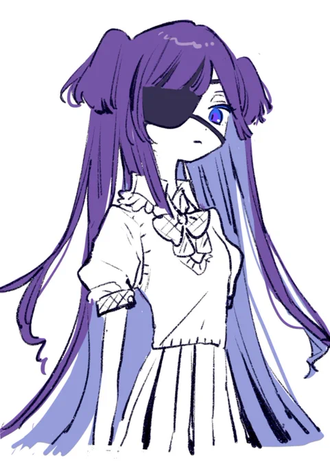 小学生の時に作った子を久々に描いたけど、もう既に好みがわかりやすい 