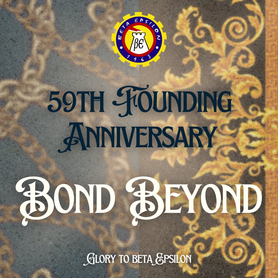 betaepsilon1963's tweet photo. 𝘏𝘢𝘱𝘱𝘺 59 𝘍𝘰𝘶𝘯𝘥𝘪𝘯𝘨 𝘈𝘯𝘯𝘪𝘷𝘦𝘳𝘴𝘢𝘳𝘺 𝐁𝐞𝐭𝐚 𝐄𝐩𝐬𝐢𝐥𝐨𝐧. 

𝖶𝖾 𝖼𝖾𝗅𝖾𝖻𝗋𝖺𝗍𝖾 𝗐𝗂𝗍𝗁 𝗃𝗈𝗒 𝖺𝗇𝖽 𝖼𝗈𝗇𝗍𝗂𝗇𝗎𝖾 𝗍𝗁𝖾 𝖿𝗂𝗋𝖾 𝗈𝖿 𝖾𝗇𝗀𝗂𝗇𝖾𝖾𝗋𝗌 𝖺𝗇𝖽 𝖺𝗋𝖼𝗁𝗂𝗍𝖾𝖼𝗍𝗌. https://t.co/9yvyoOHO28