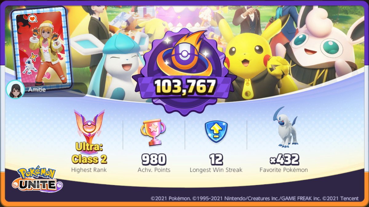 Arno_Freecs's tweet photo. Year long stress ♥ #PokemonUNITE #NintendoSwitch https://t.co/4HgQx0yzBp