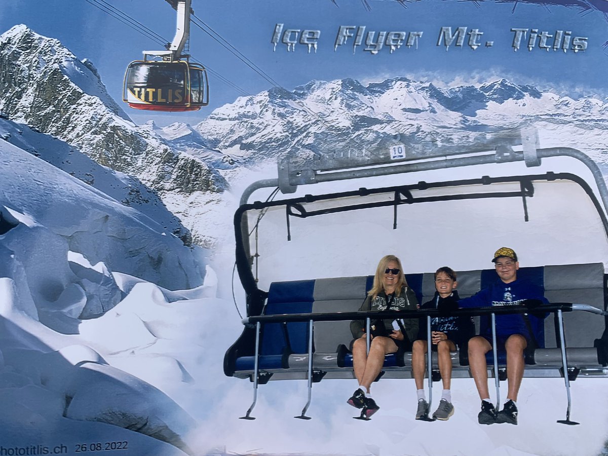 MonicaMalpass's tweet photo. Switzerland is dreamy…from glacier walks &amp; ice caves to fondue  &amp; boat rides. We’re enjoying the exquisite city of Lucerne &amp; Mt. Titlus.  Next, Grindelwald, Zermatt &amp; Bern! #Europe #vacation #Switzerland https://t.co/czT6jWnDAk